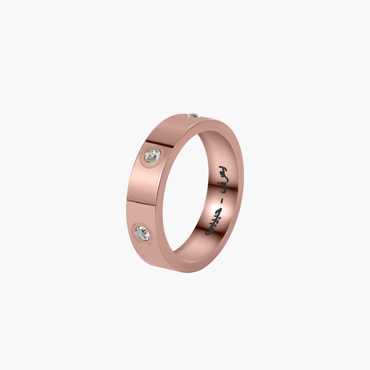 Custom Engraved Crystal Ring