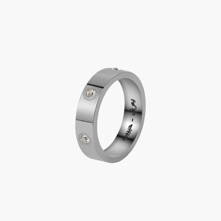 Custom Engraved Crystal Ring