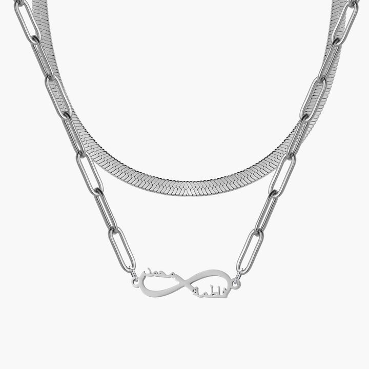 Custom Layered Infinity Necklace