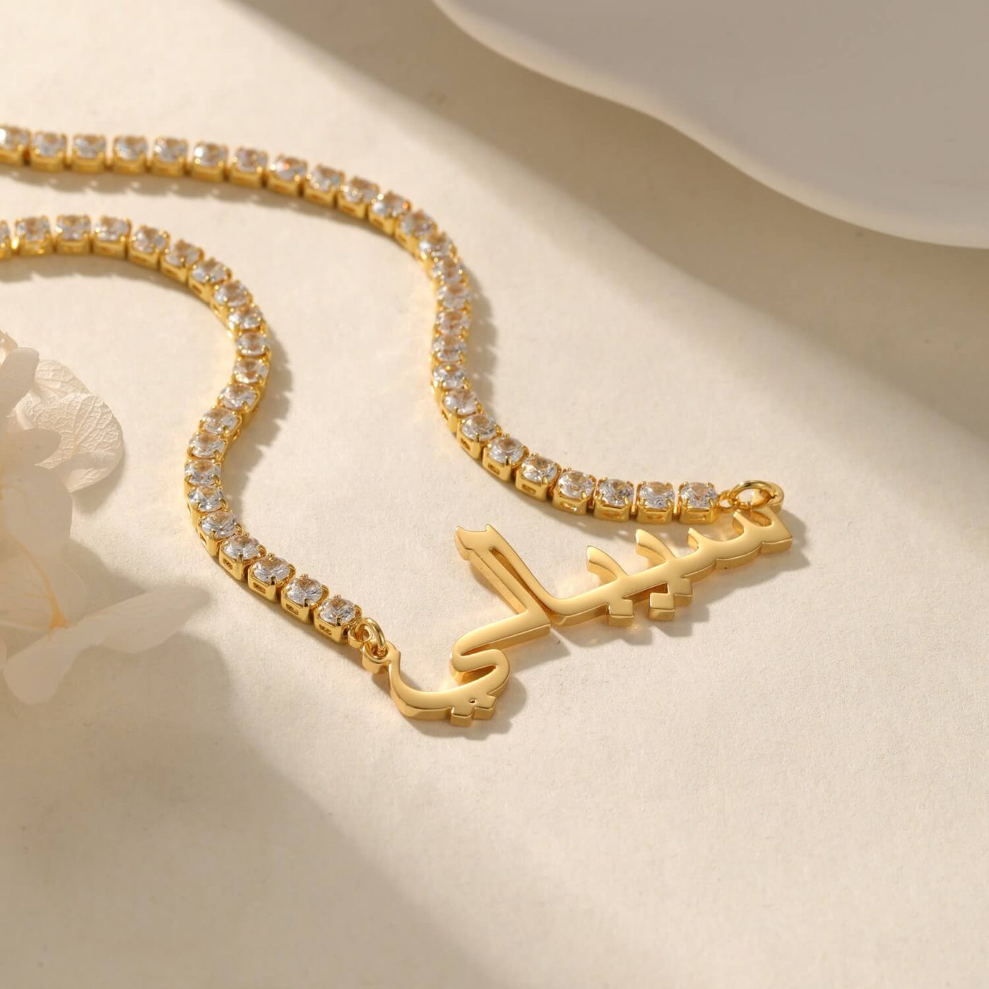 Custom Crystal Chain Necklace