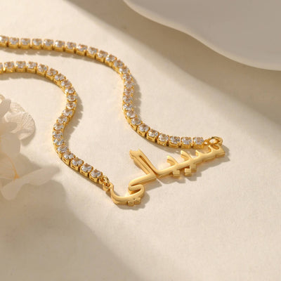 Custom Crystal Chain Necklace