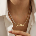 Custom Crystal Chain Necklace - Image 2
