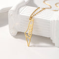 Custom Map Name Necklace | Palestine - Image 3