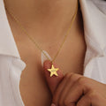 Custom Star Engraved Name Necklace - Image 5