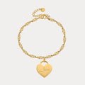 Custom Engraved Heart Bracelet - Image 2