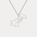 Custom Map Name Necklace | Pakistan - Image 5
