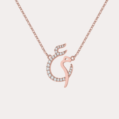 Custom Double Initial Necklace