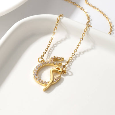 Custom Double Initial Necklace