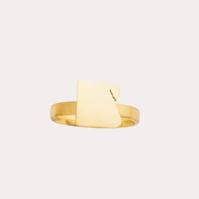 ZUDO Egypt Map Ring