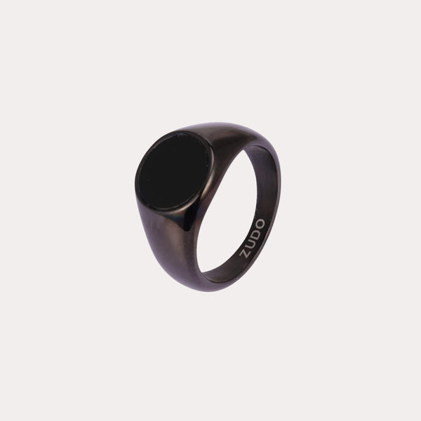 Enamel Signet Ring