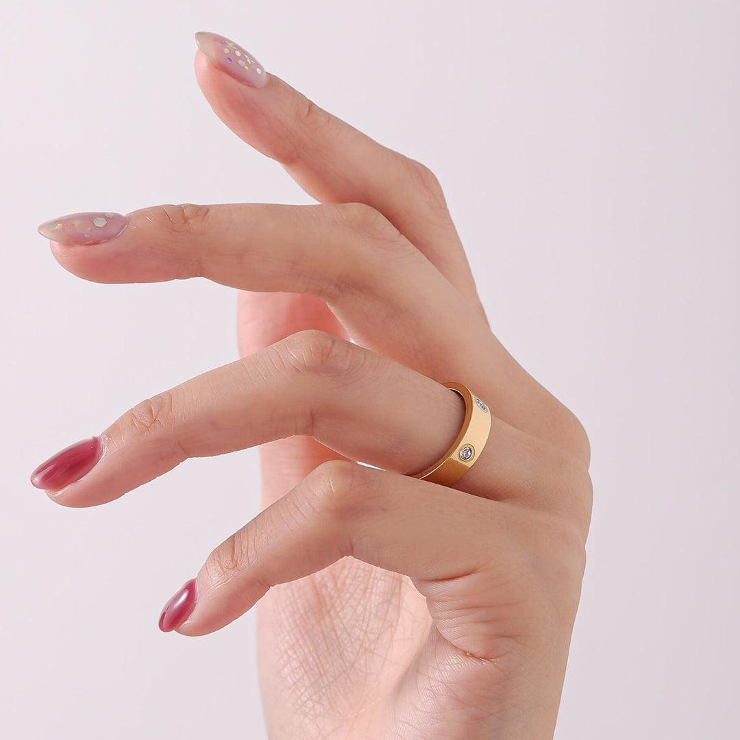 Custom Engraved Crystal Ring