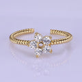 Crystal Floral Ring - Image 5