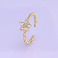 Crystal Floral Ring - Image 7