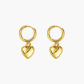 Heart Charm Earrings - Image 1