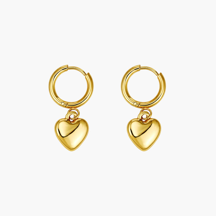 Heart Charm Earrings