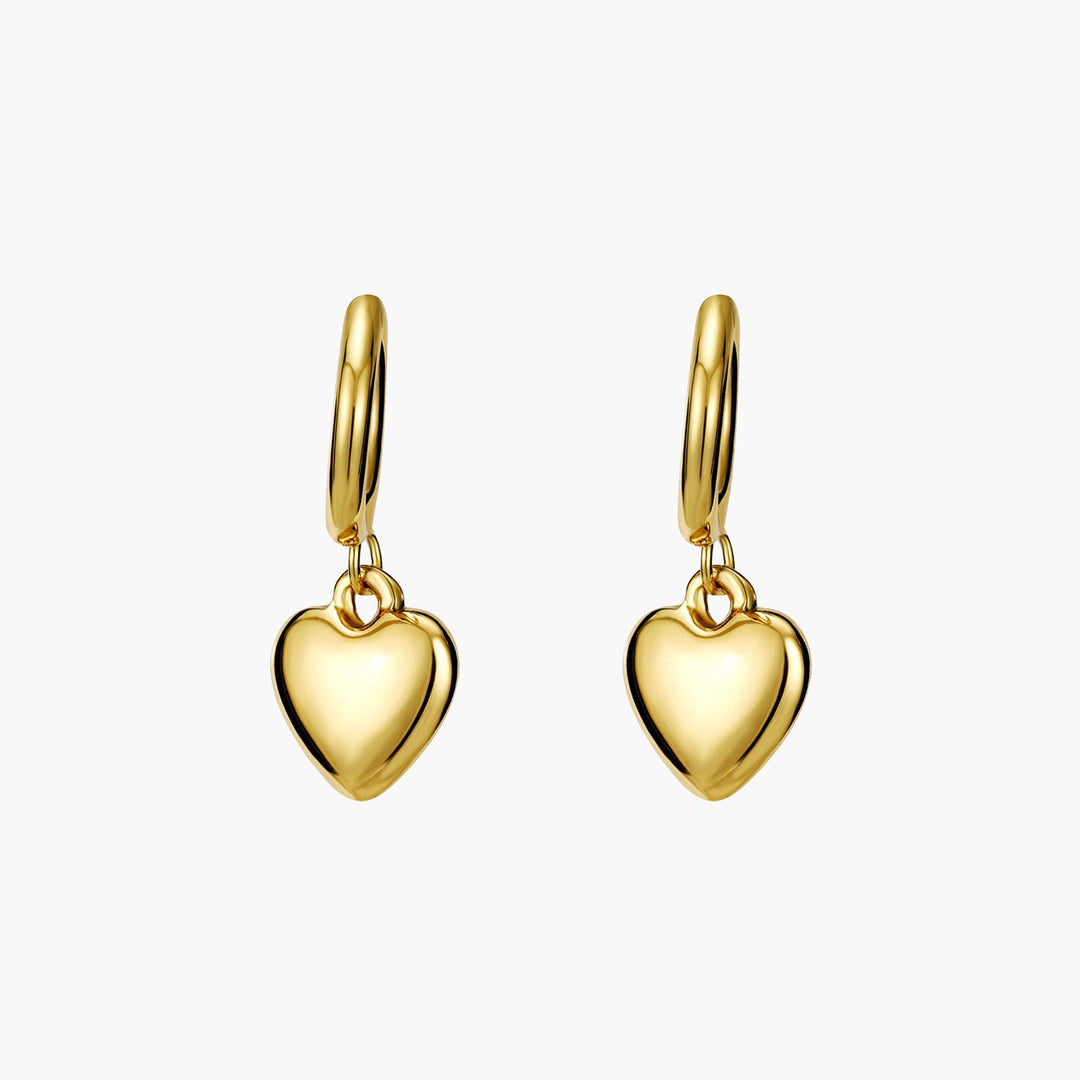 Heart Charm Earrings