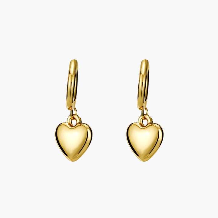 Heart Charm Earrings