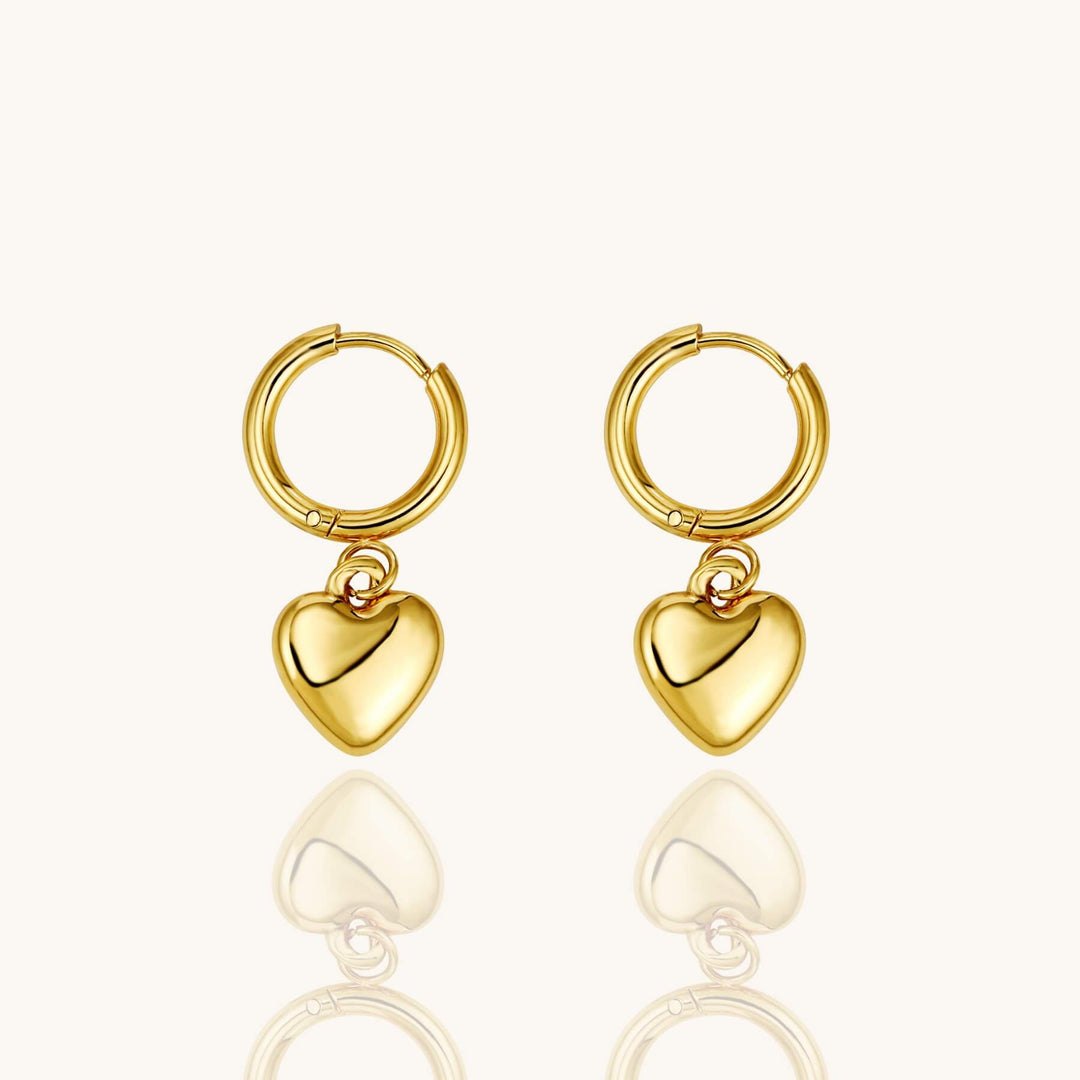 Heart Charm Earrings