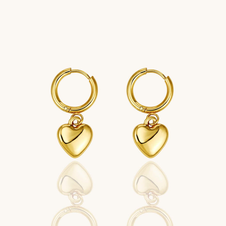 Heart Charm Earrings