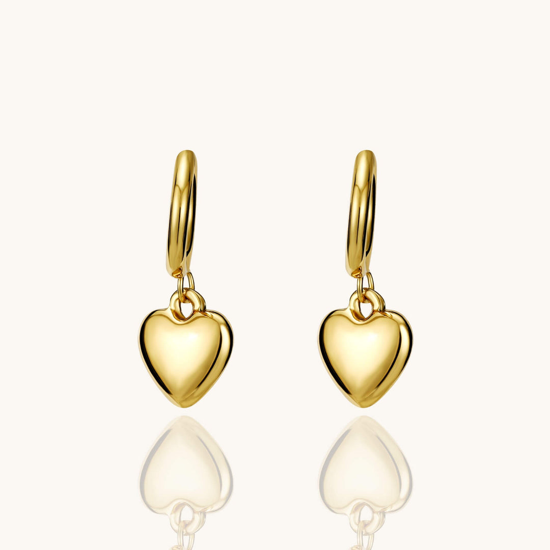 Heart Charm Earrings