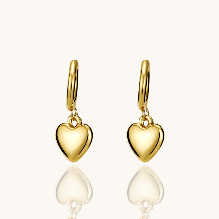 Heart Charm Earrings