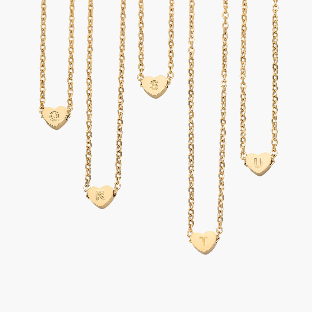 Initial Heart Necklace‎