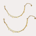 Layered Hearts Bracelet + Anklet | Bundle - Image 1