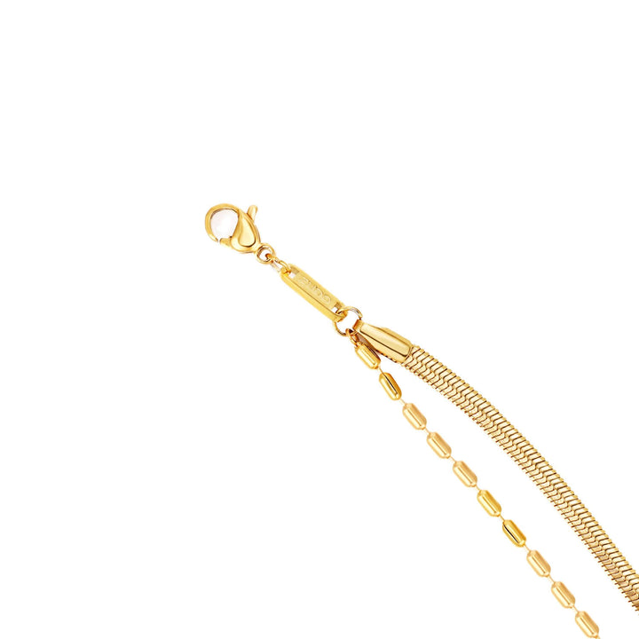 Layered Beaded Snake Chain