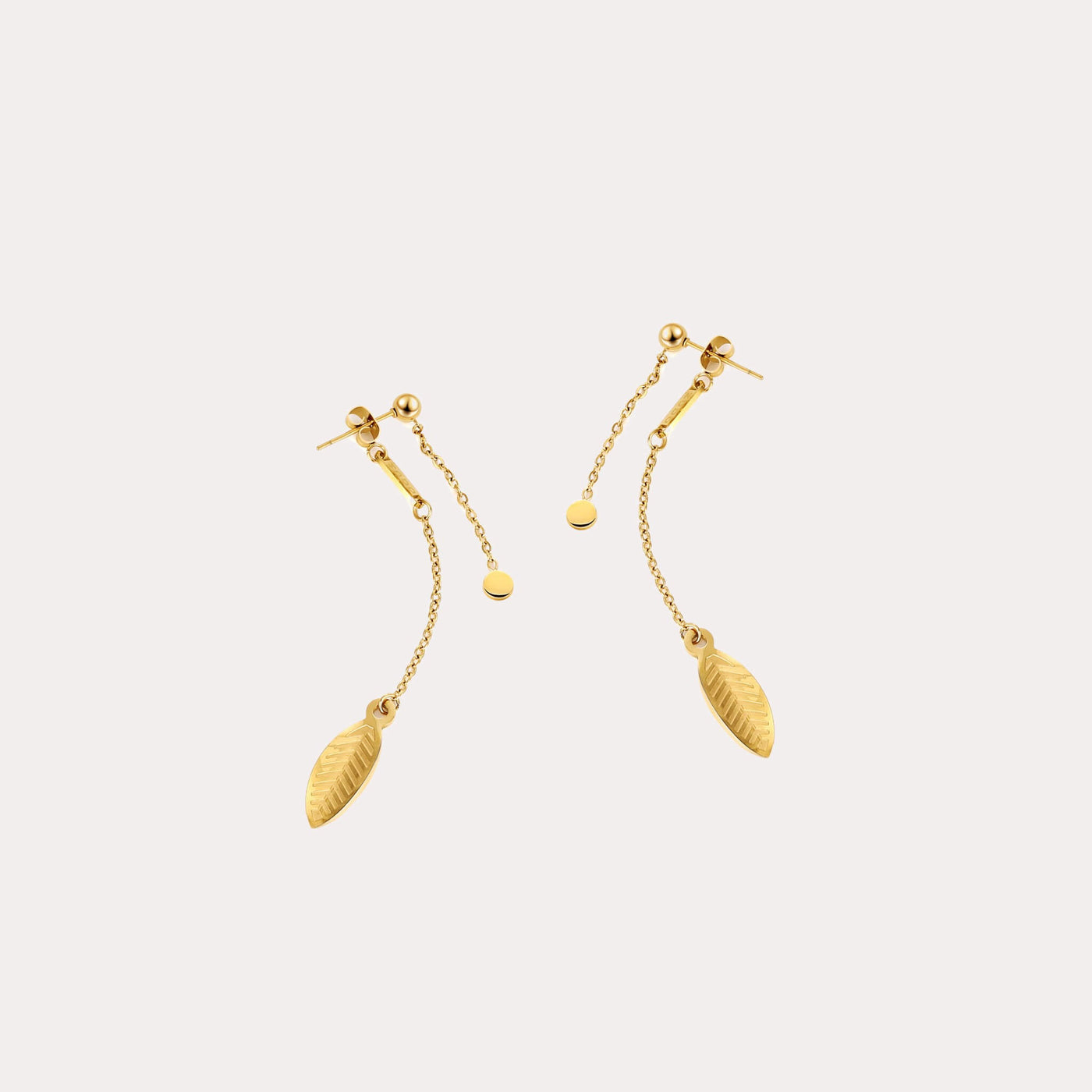 Leaf Chain Earrings