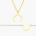 Moon Necklace + Bracelet | Bundle - Image 1