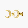 Moon Stud Earrings - Image 3