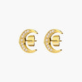 Moon Stud Earrings - Image 1