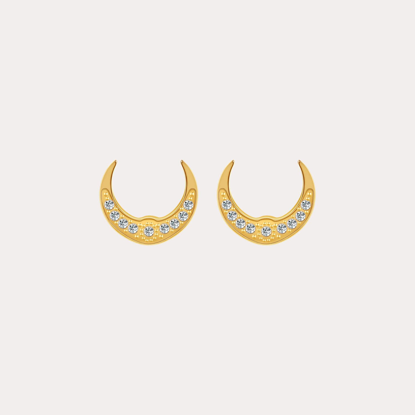 Moon Stud Earrings