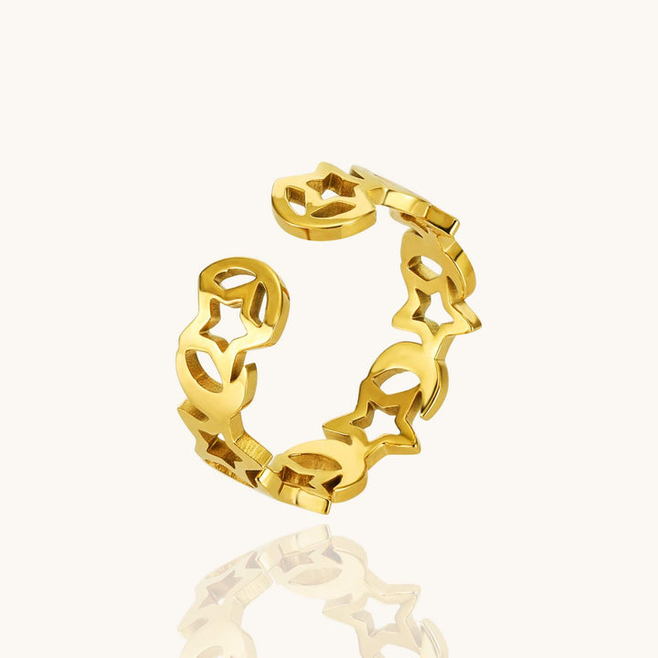 Moon Cutout Ring