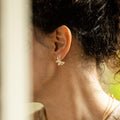 Mosaic Crystal Butterfly Earrings - Image 6