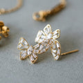 Mosaic Crystal Butterfly Earrings - Image 8