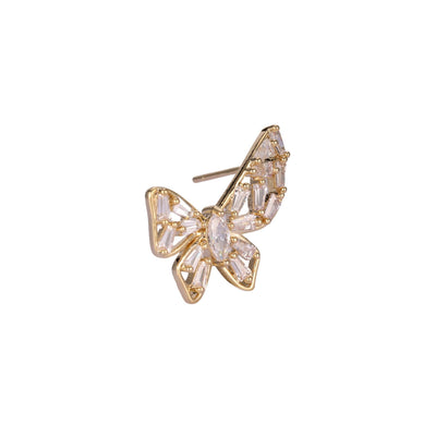 Mosaic Crystal Butterfly Earrings