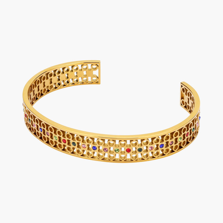 Multicolor Stone Cuff