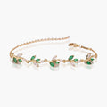 Palestine Crystal Olive Branch Bracelet - Image 2