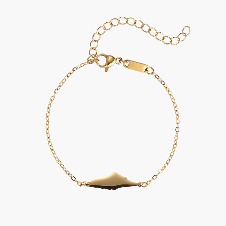 Palestine Map Bracelet