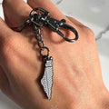 Palestine Keffiyeh Enamel Keychain - Image 4
