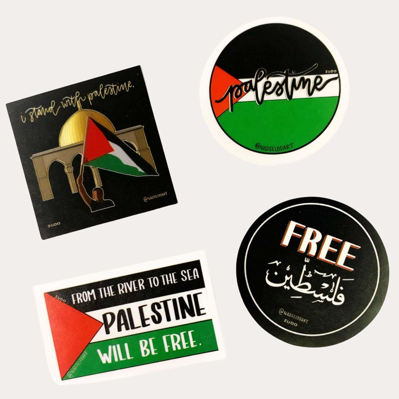 ZUDO Palestine Sticker Pack