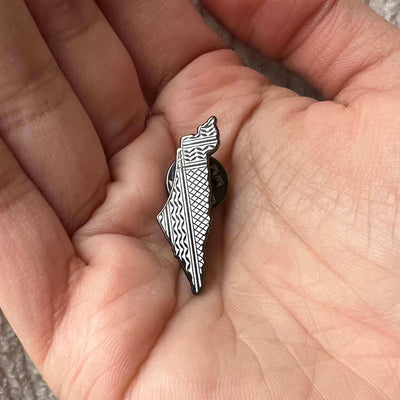 Palestine Keffiyeh Enamel Pin