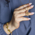 Pearl Enchanted Rose Necklace - Image 2