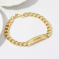 Personalized Bar Name Bracelet - Image 1