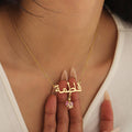 Personalized Heart Crystal Necklace - Image 3