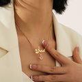 Personalized Heart Crystal Necklace - Image 7