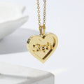 Personalized Solid Heart Name Necklace - Image 2