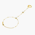 Star & Moon Hand Chain Bracelet - Image 2