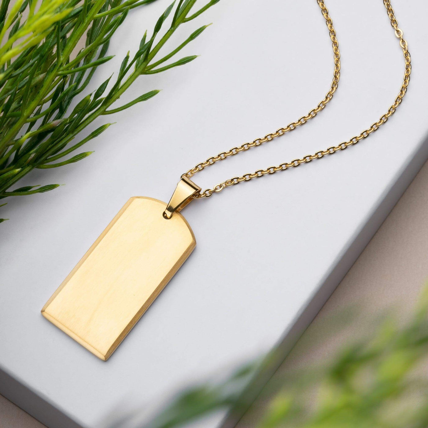 Simple Tag Necklace